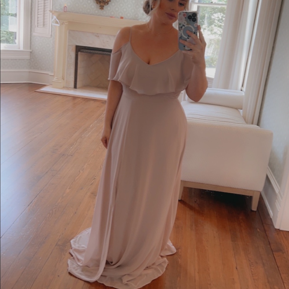 COPY - Birdy Grey JANE Convertible Maxi Dress in Chiffon Taupe